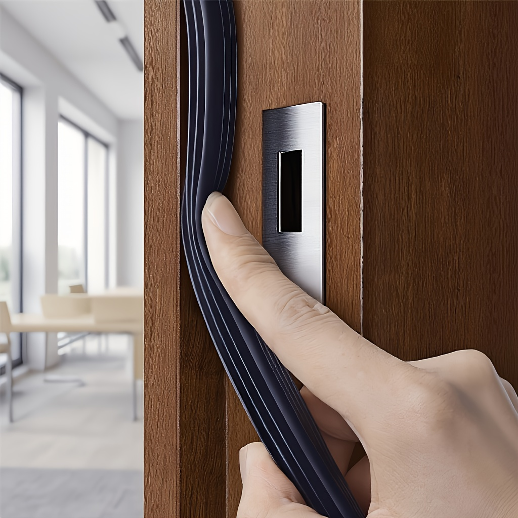 Window Lock Bar - 1pc Self-Adhesive Rubber Door Seal Strip