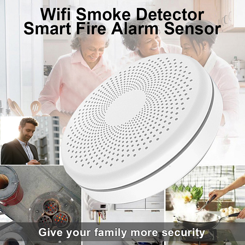 2 in 1 Version WiFi Tuya Smart - Smoke Detector Interconnected reseña y precio