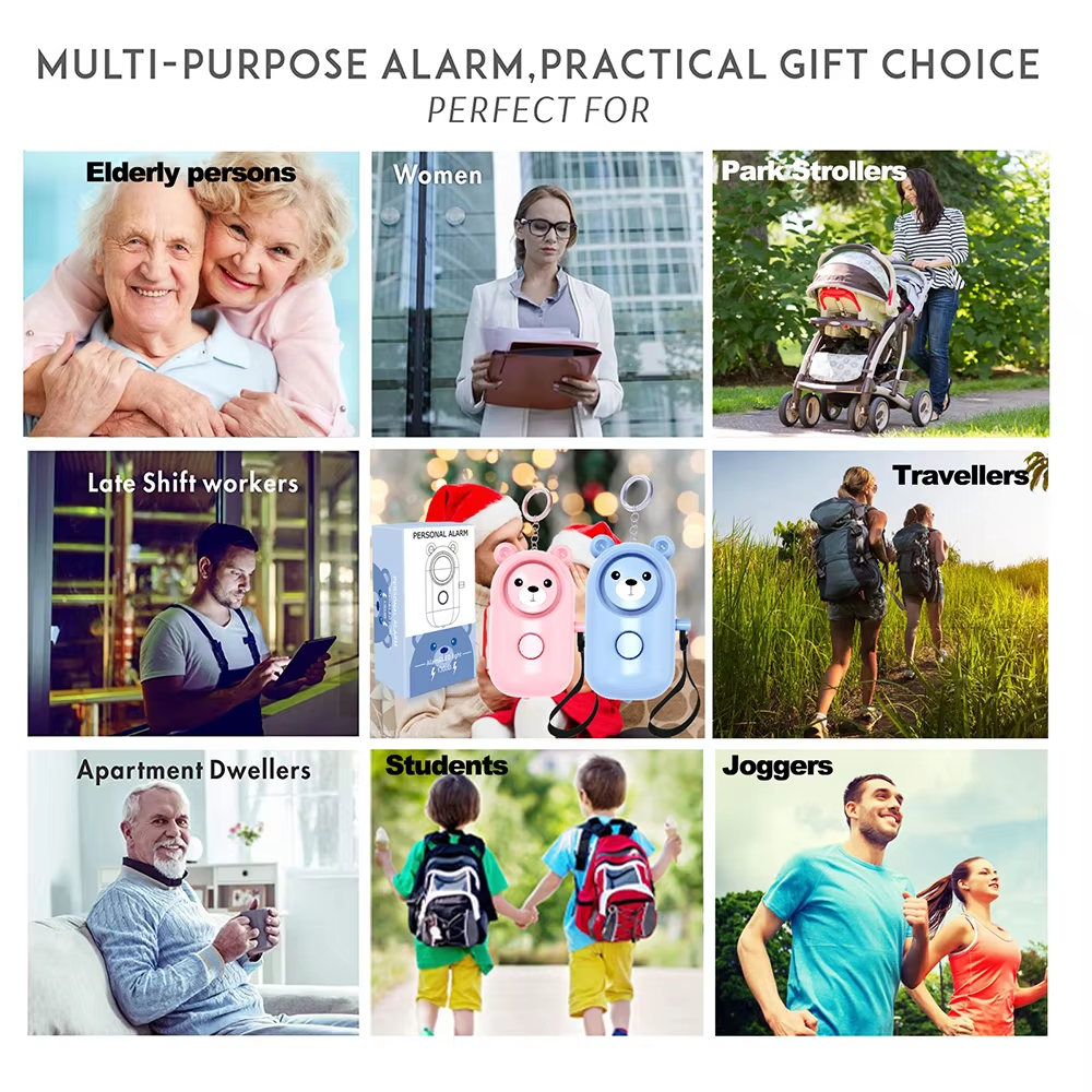 130dB Loud Self Defense Alarm  - Personal Alarm Keychain reseña y precio