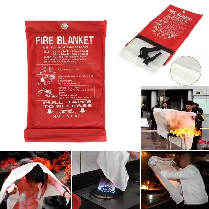 1mx1m Fire Blanket Emergency E - Fire Blanket Kitchen reseña y precio