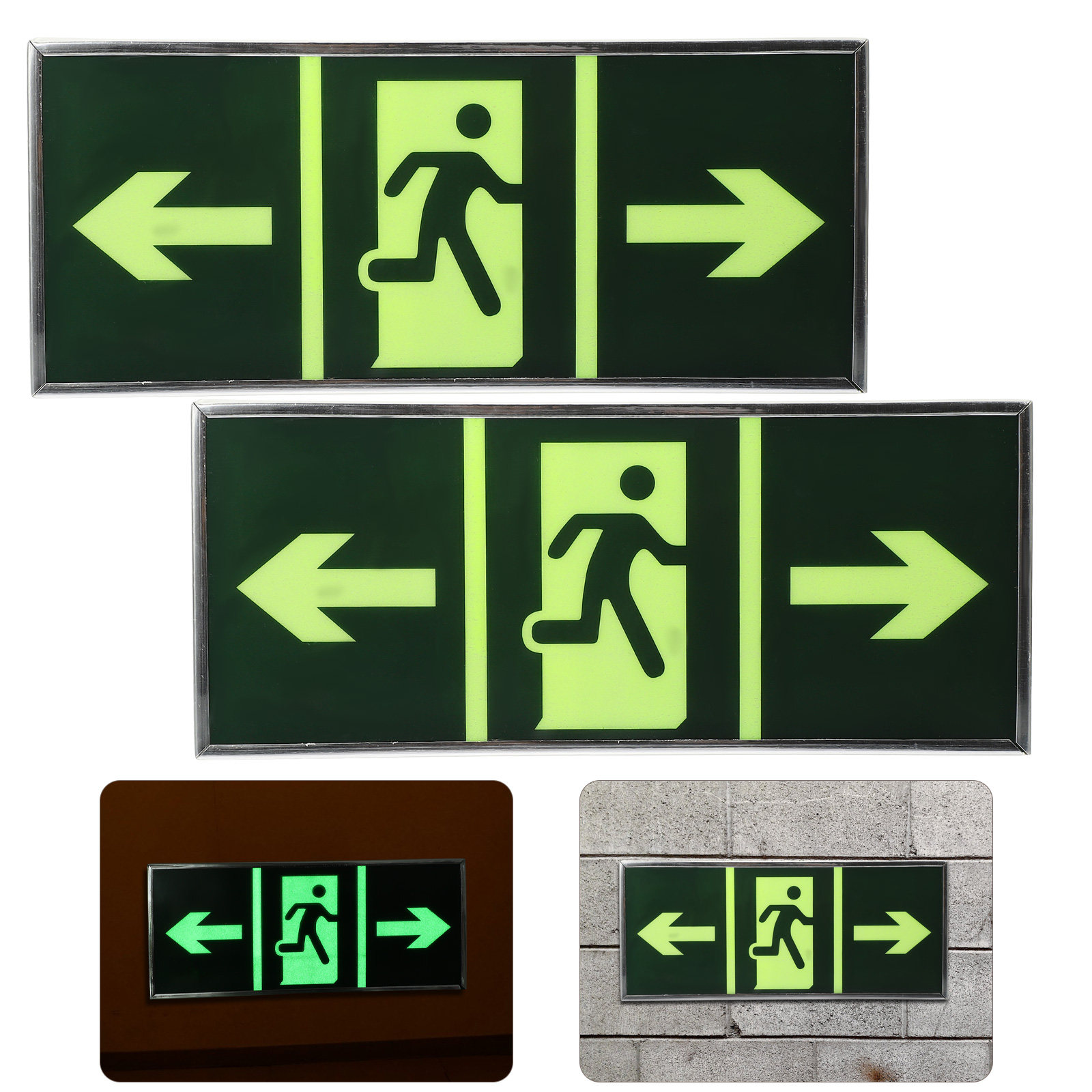 2Pcs Luminous Emergency Exit S - Emergency Exit Sign reseña y precio