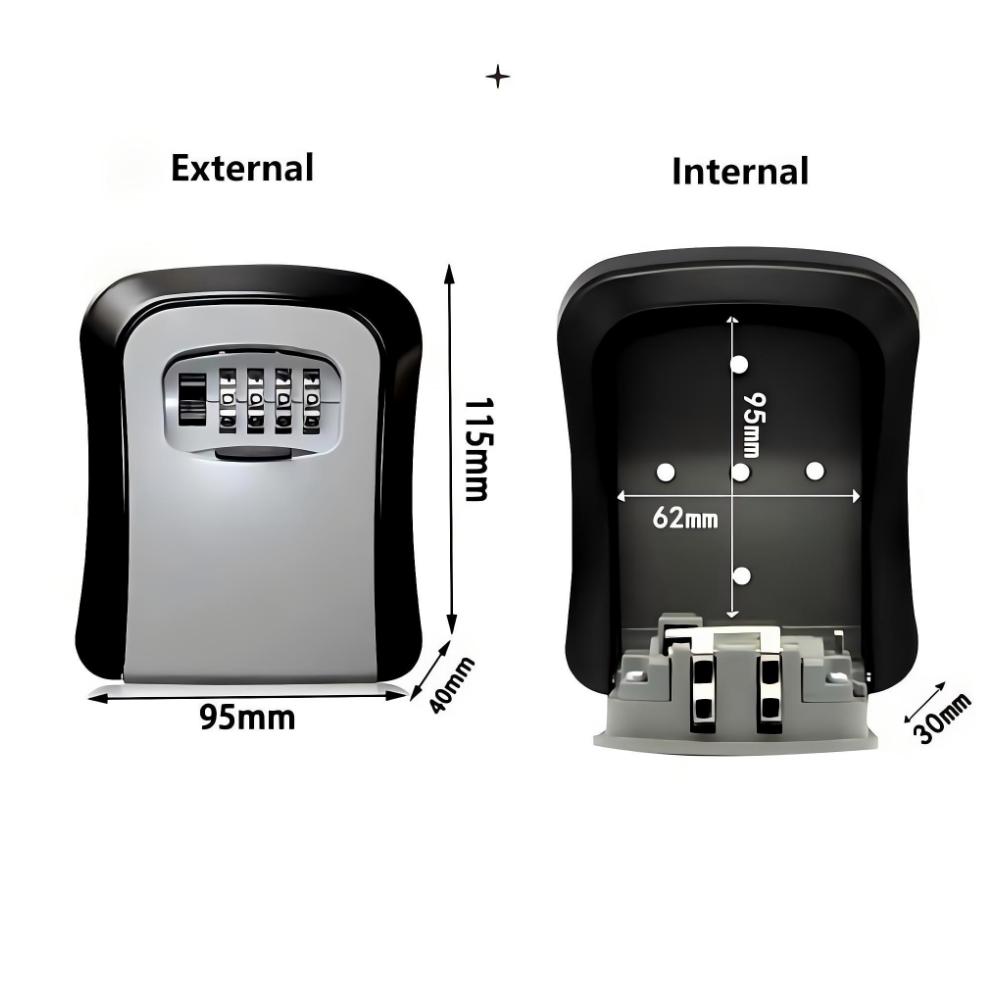 Wall Mount Key Lock Box 4 Digi - Lockbox Key Secure reseña y precio