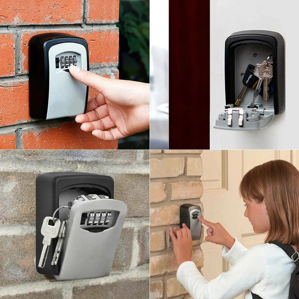 Wall Mount Key Lock Box 4 Digi - Lockbox Key Secure reseña y precio