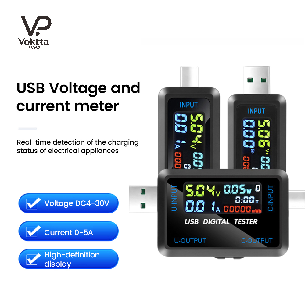 USB Tester 10 in 1 DC Digital  - Co Detector Plug reseña y precio