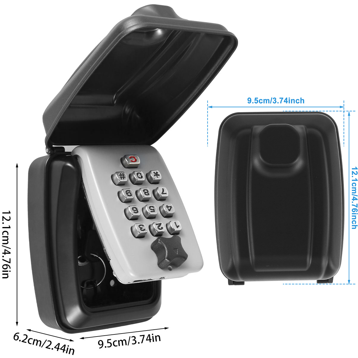 Key Lock Box Wall-Mount Secret - Lockbox Key Secure reseña y precio