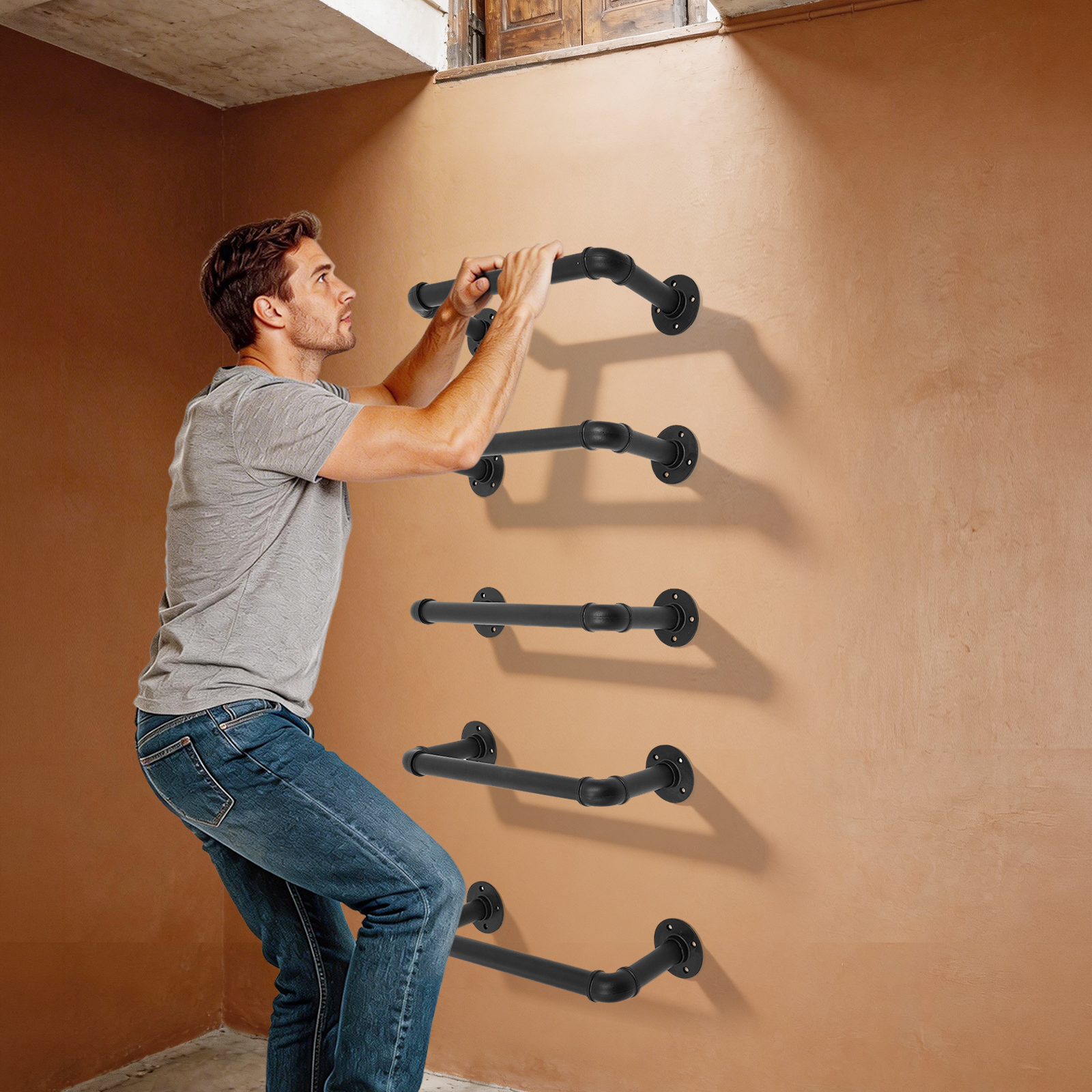 5 Pcs Wall Mounted Emergency E - Fire Escape Ladder reseña y precio