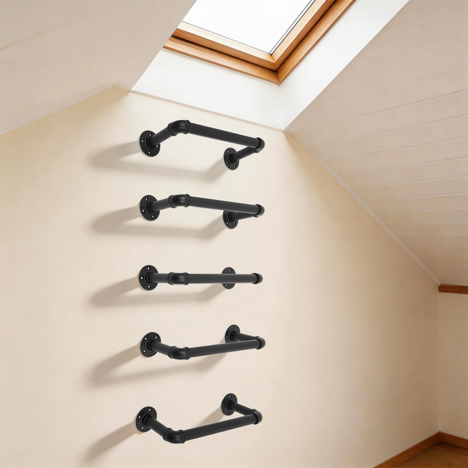 5 Pcs Wall Mounted Emergency E - Fire Escape Ladder reseña y precio