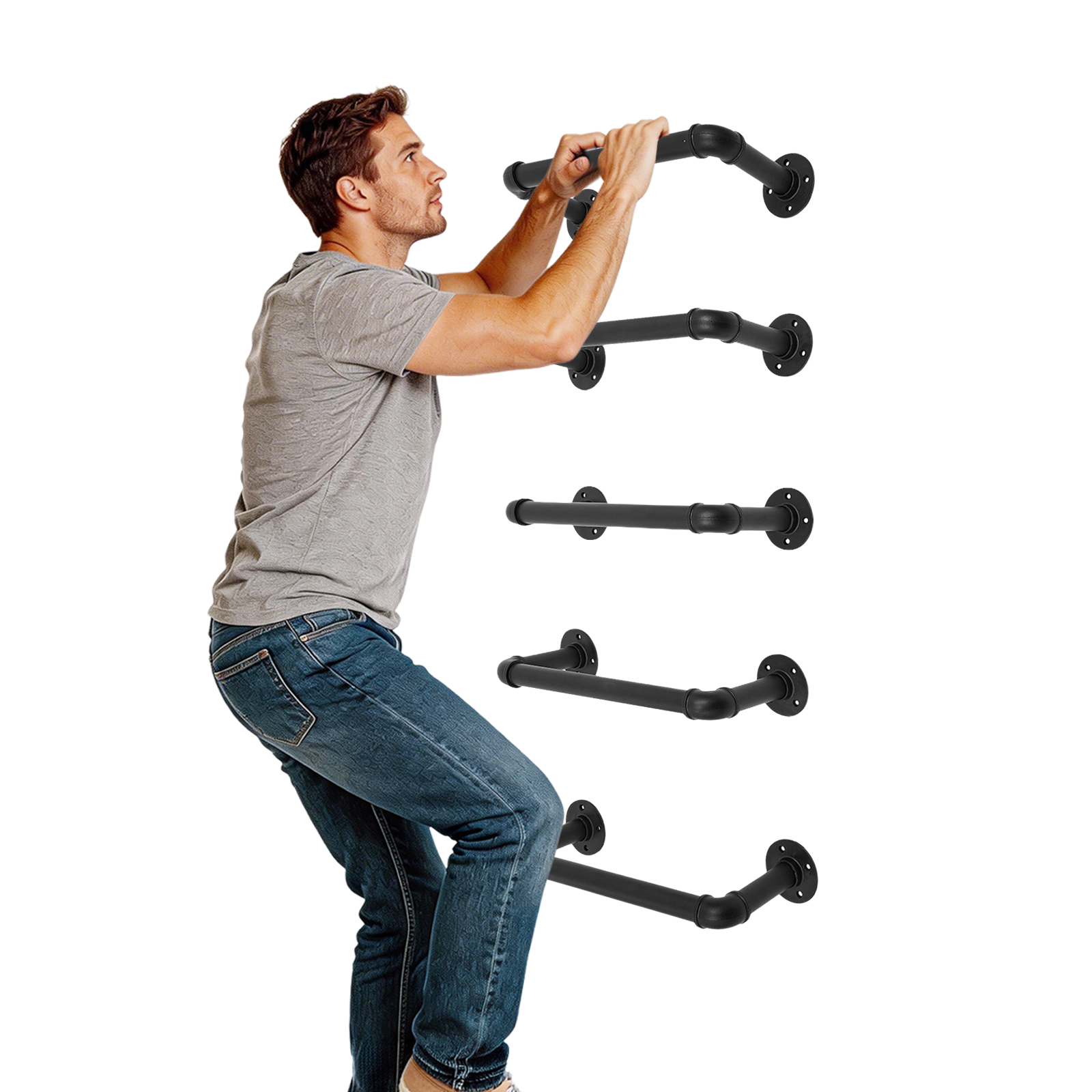 5 Pcs Wall Mounted Emergency E - Fire Escape Ladder reseña y precio