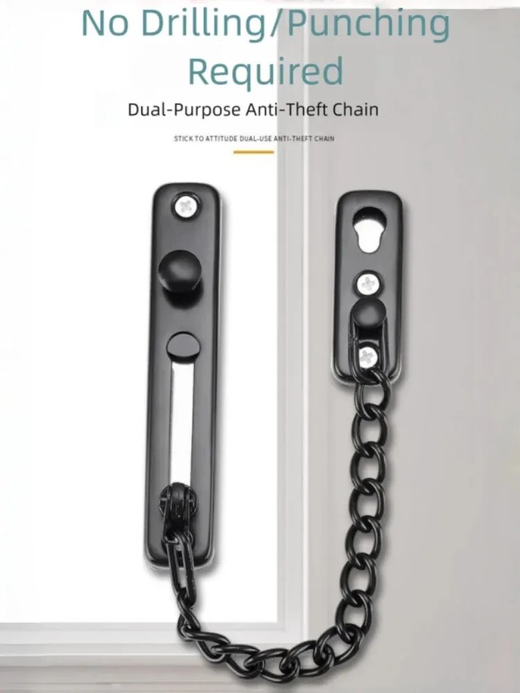 Multi-Color Stainless Steel An - Security Chain Door reseña y precio