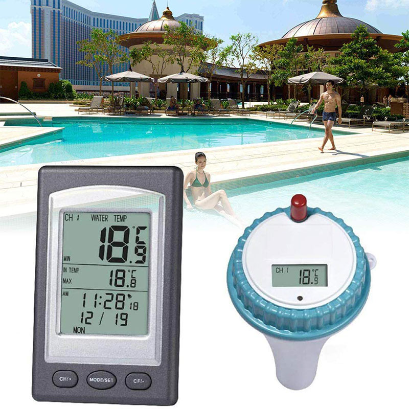 Digtal Swimming Pool Thermomet - Pool Alarm Float reseña y precio