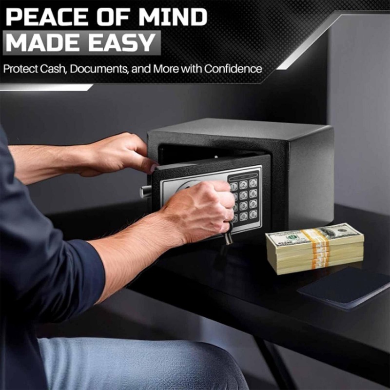 Digital Electronic Safe Box wi - Lockbox Key Secure reseña y precio