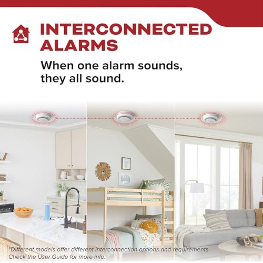 Smoke Detector for home safety - Smoke Detector Interconnected reseña y precio