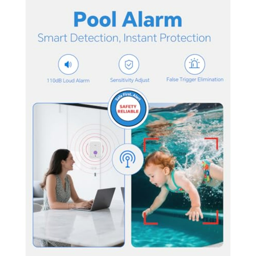 Pool Alarm for inground above  - Pool Alarm Float reseña y precio