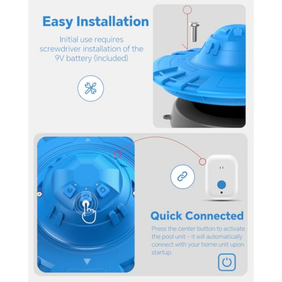 Pool Alarm for inground above  - Pool Alarm Float reseña y precio