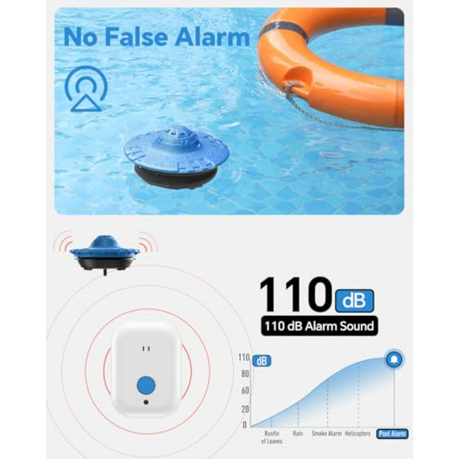 Pool Alarm for inground above  - Pool Alarm Float reseña y precio