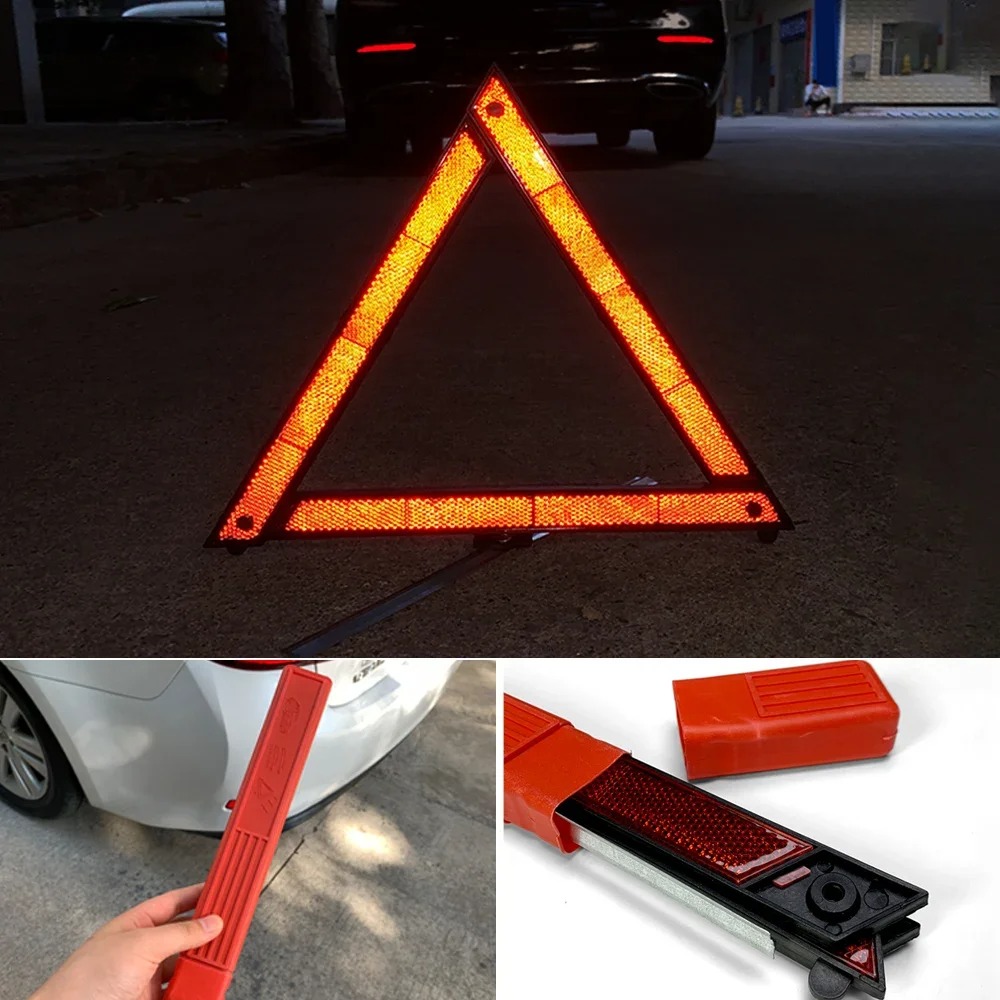Car Tripod Folded Stop Sign Re - Emergency Exit Sign reseña y precio