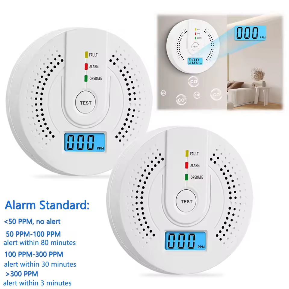 Carbon Monoxide Detector CO Ga - Smoke Detector Interconnected reseña y precio