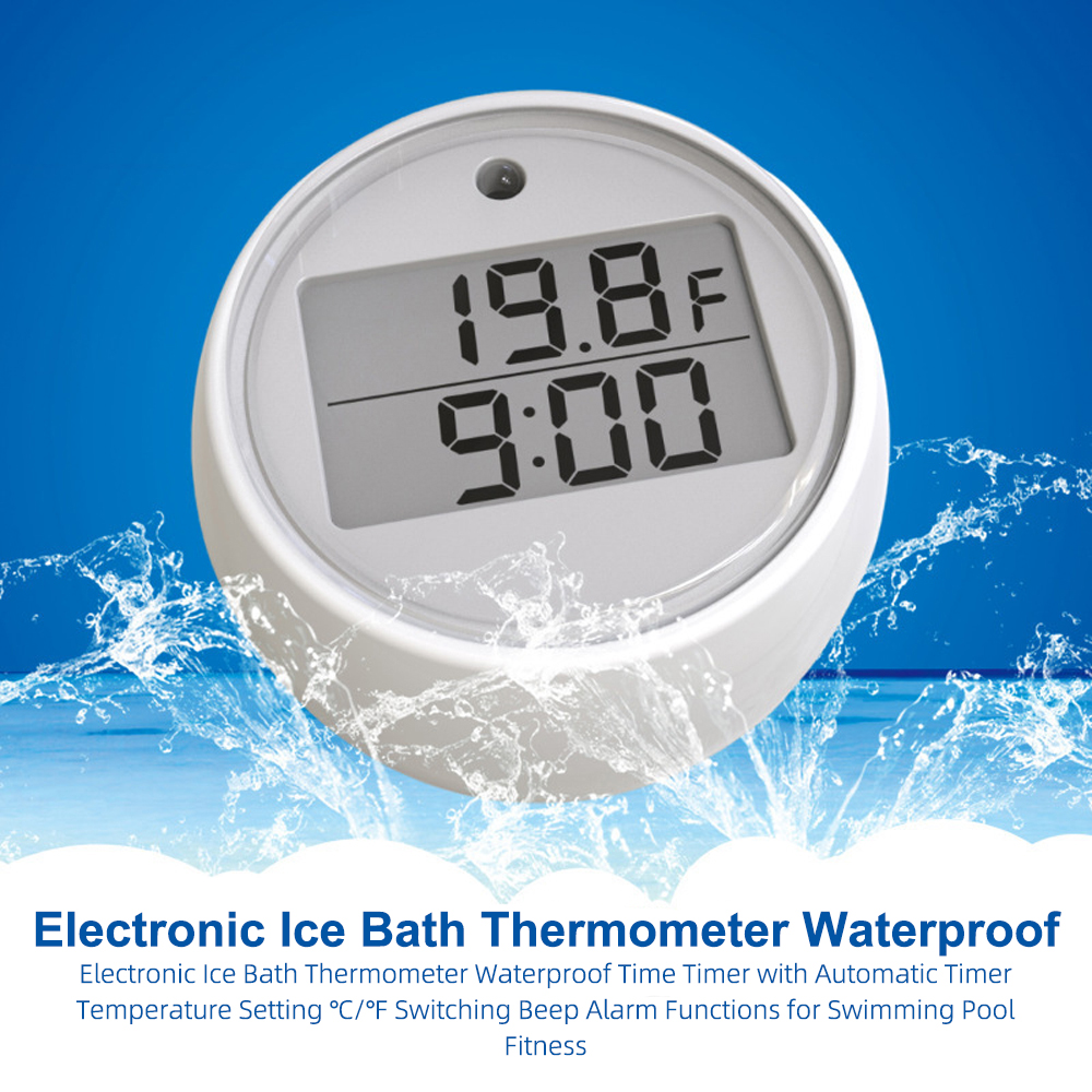1PC Ice Bath Thermometer with  - Pool Alarm Float reseña y precio