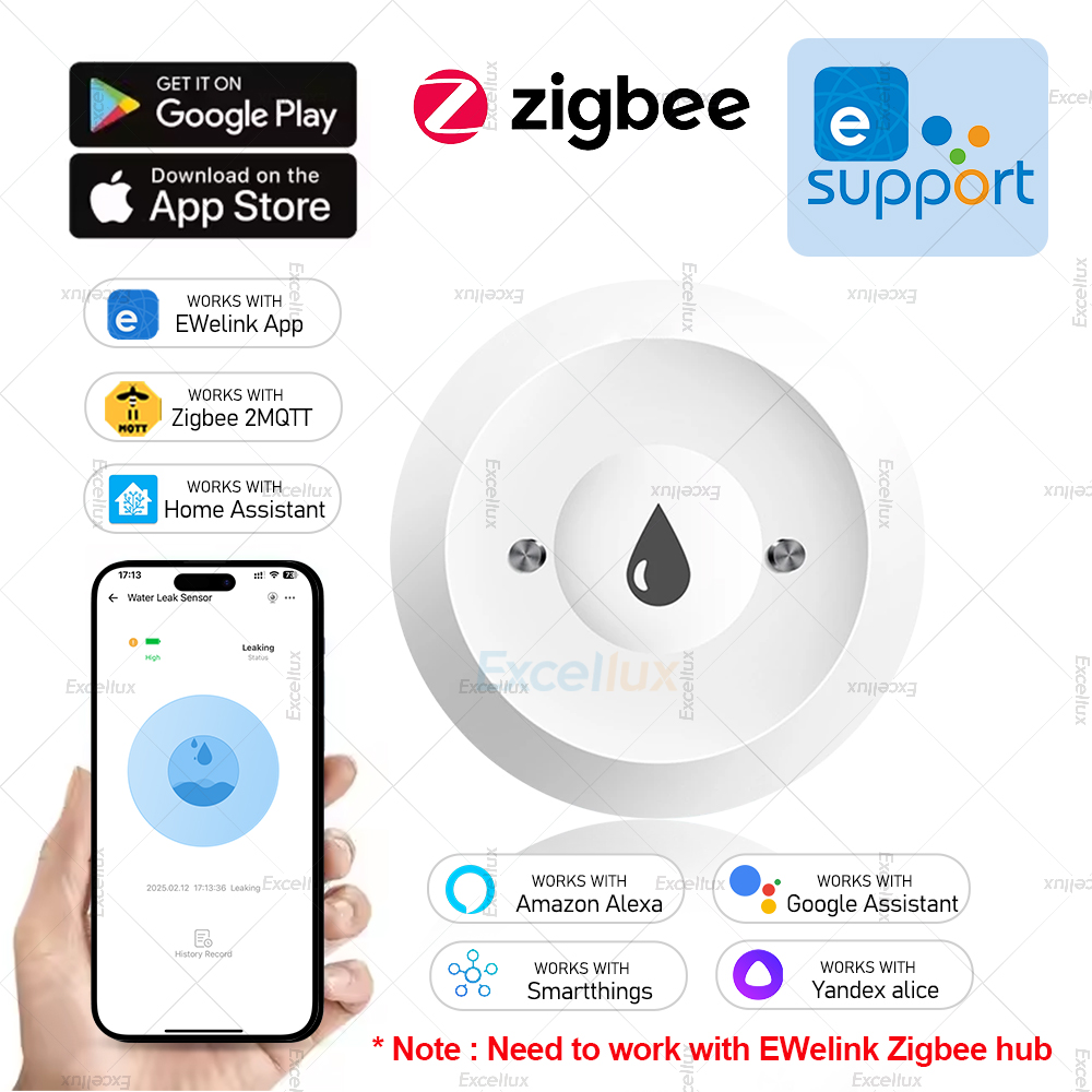 Ewelink Zigbee 3.0 Water Senso - Water Alarm Sensor reseña y precio