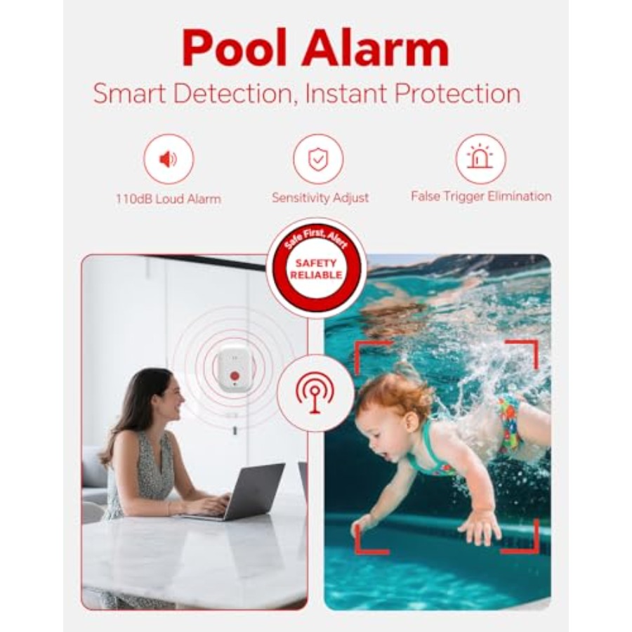 Pool Alarm Floating Safety Ala - Pool Alarm Float reseña y precio