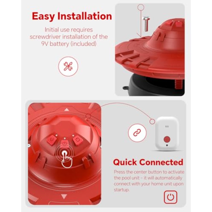 Pool Alarm Floating Safety Ala - Pool Alarm Float reseña y precio