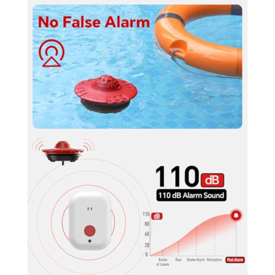 Pool Alarm Floating Safety Ala - Pool Alarm Float reseña y precio