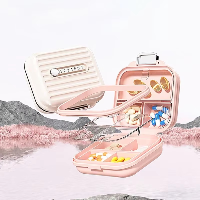 Pill Storage Box  Multi-purpos - Medicine Cabinet Lock reseña y precio