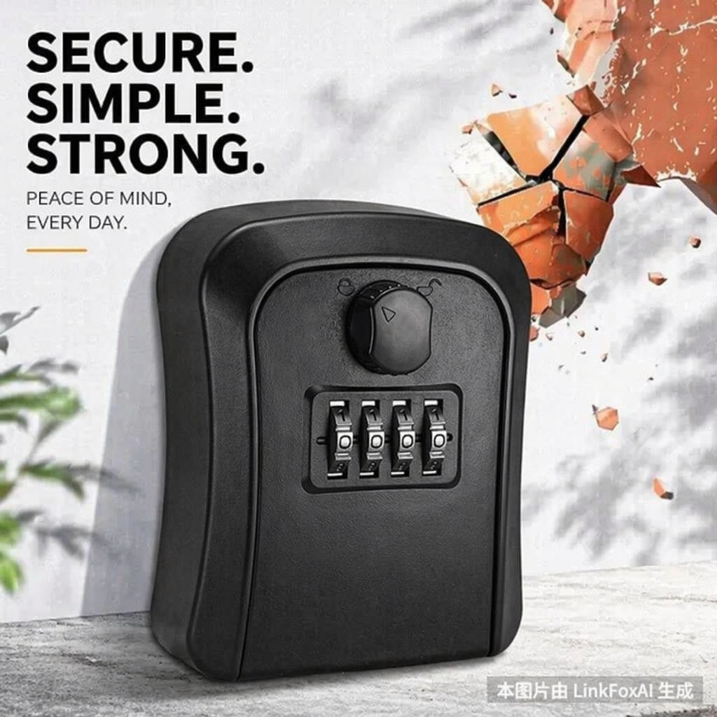 Key Lock Box Wall Mount Lockbo - Lockbox Key Secure reseña y precio
