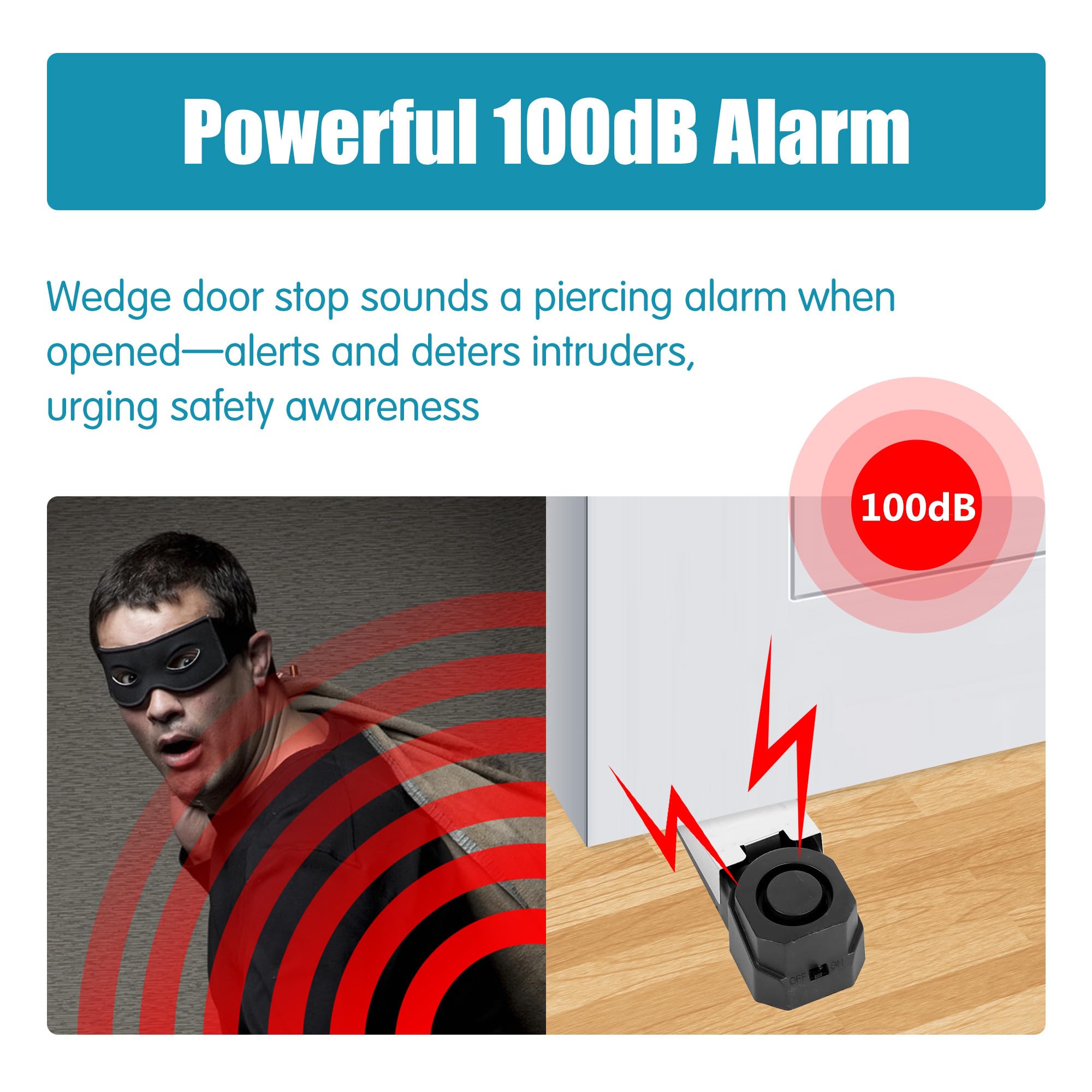 Wireless Door Stop Alarm Syste - Door Stop Alarm reseña y precio