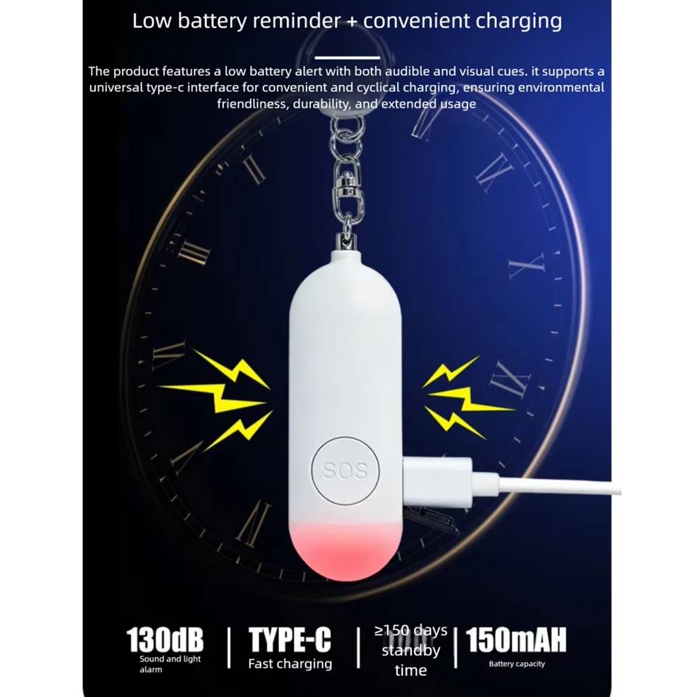 Self Defense Alarm LED Light R - Personal Alarm Keychain reseña y precio