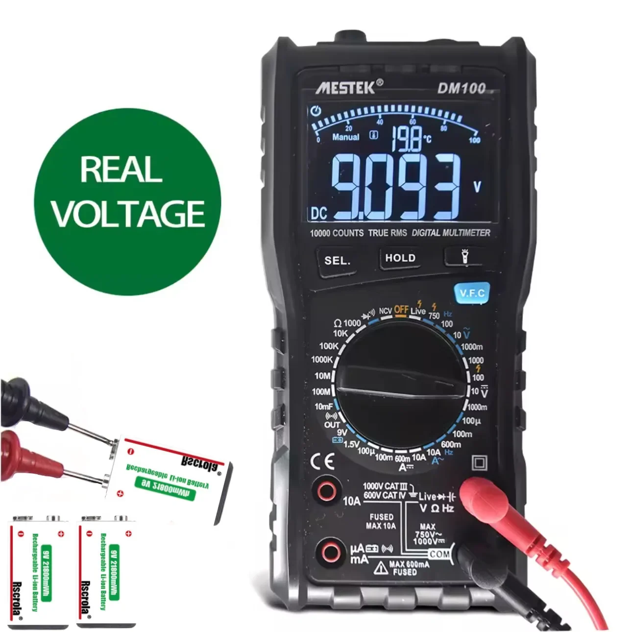 Long-Lasting 9V Rechargeable L - Smoke Detector Interconnected reseña y precio