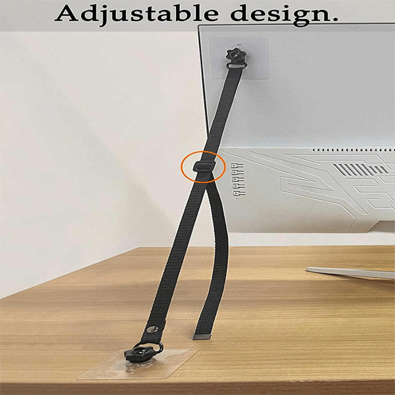 No Drill Adhesive Furniture An - Earthquake Anchor Strap reseña y precio