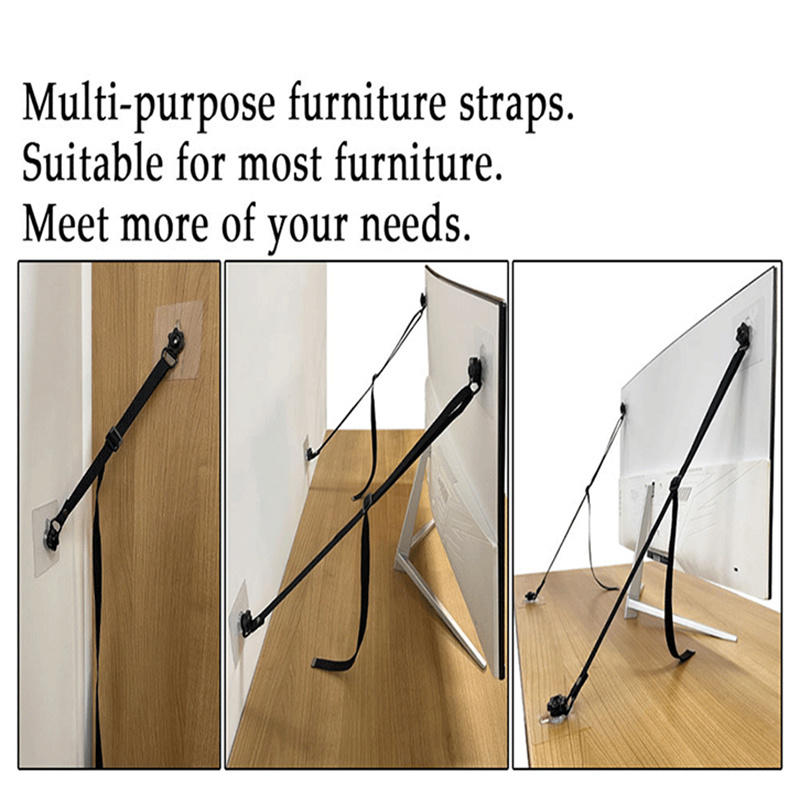 No Drill Adhesive Furniture An - Earthquake Anchor Strap reseña y precio