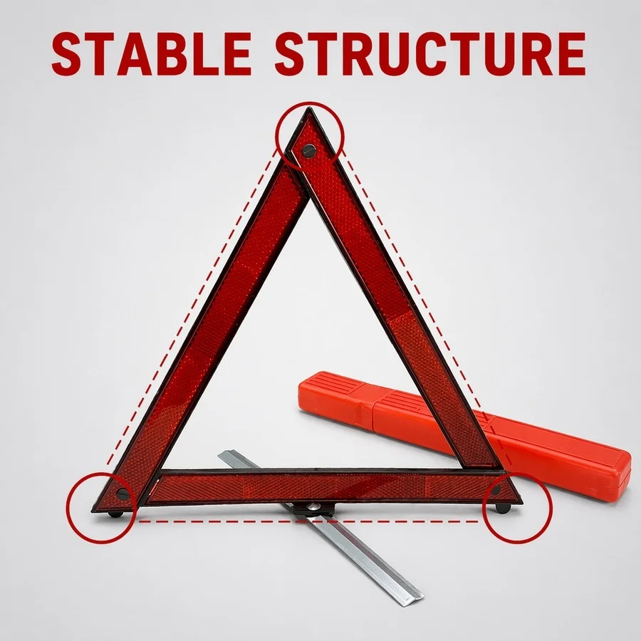Car Tripod Folded Stop Sign Re - Emergency Exit Sign reseña y precio
