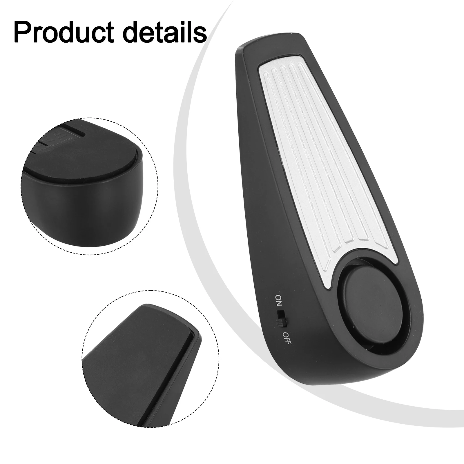Alarm White Portable Doorstop  - Door Stop Alarm reseña y precio