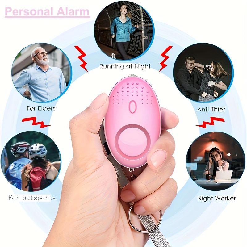130dB Personal Safety Alarm wi - Personal Alarm Keychain reseña y precio