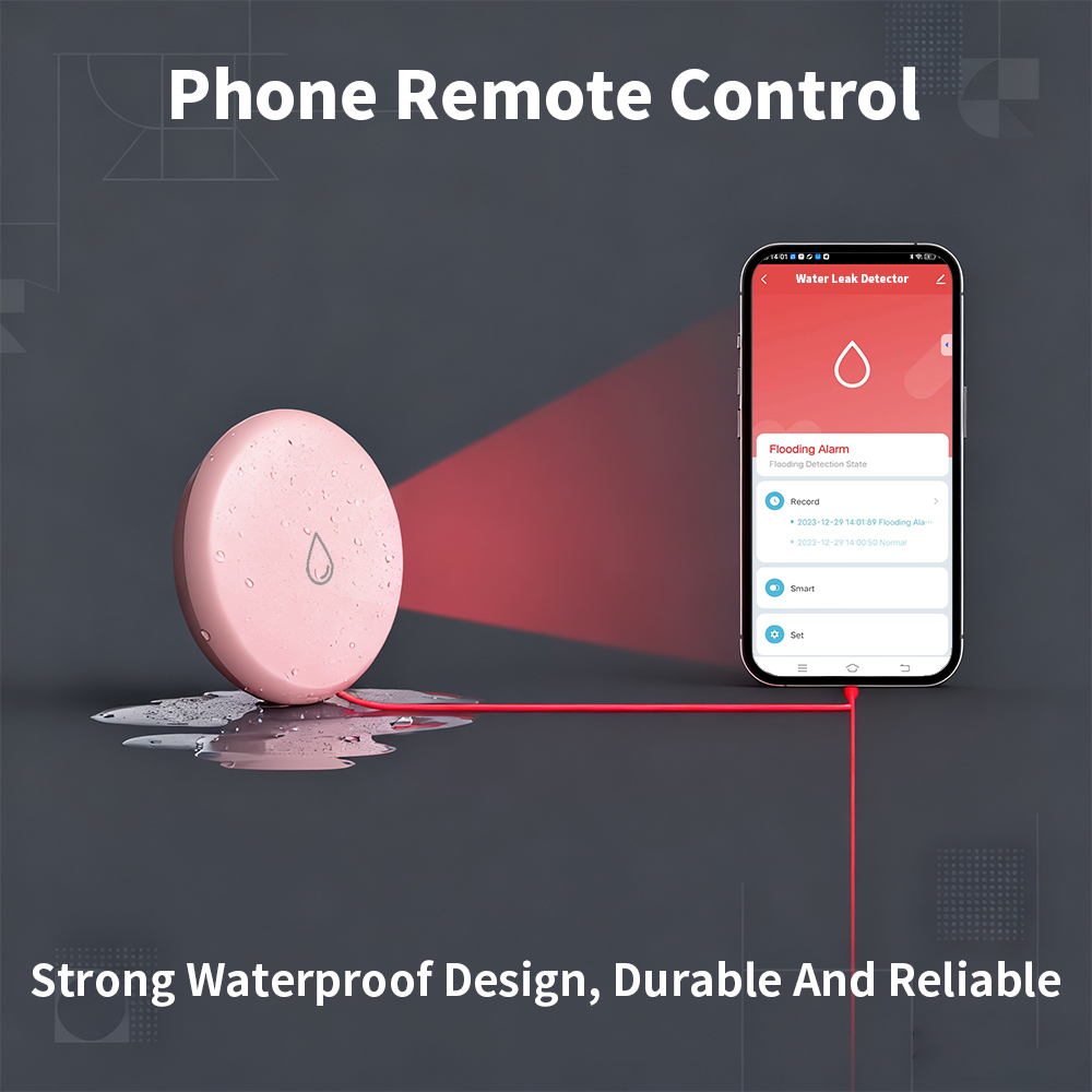 Zigbee Leakage Sensor LED Imme - Water Alarm Sensor reseña y precio