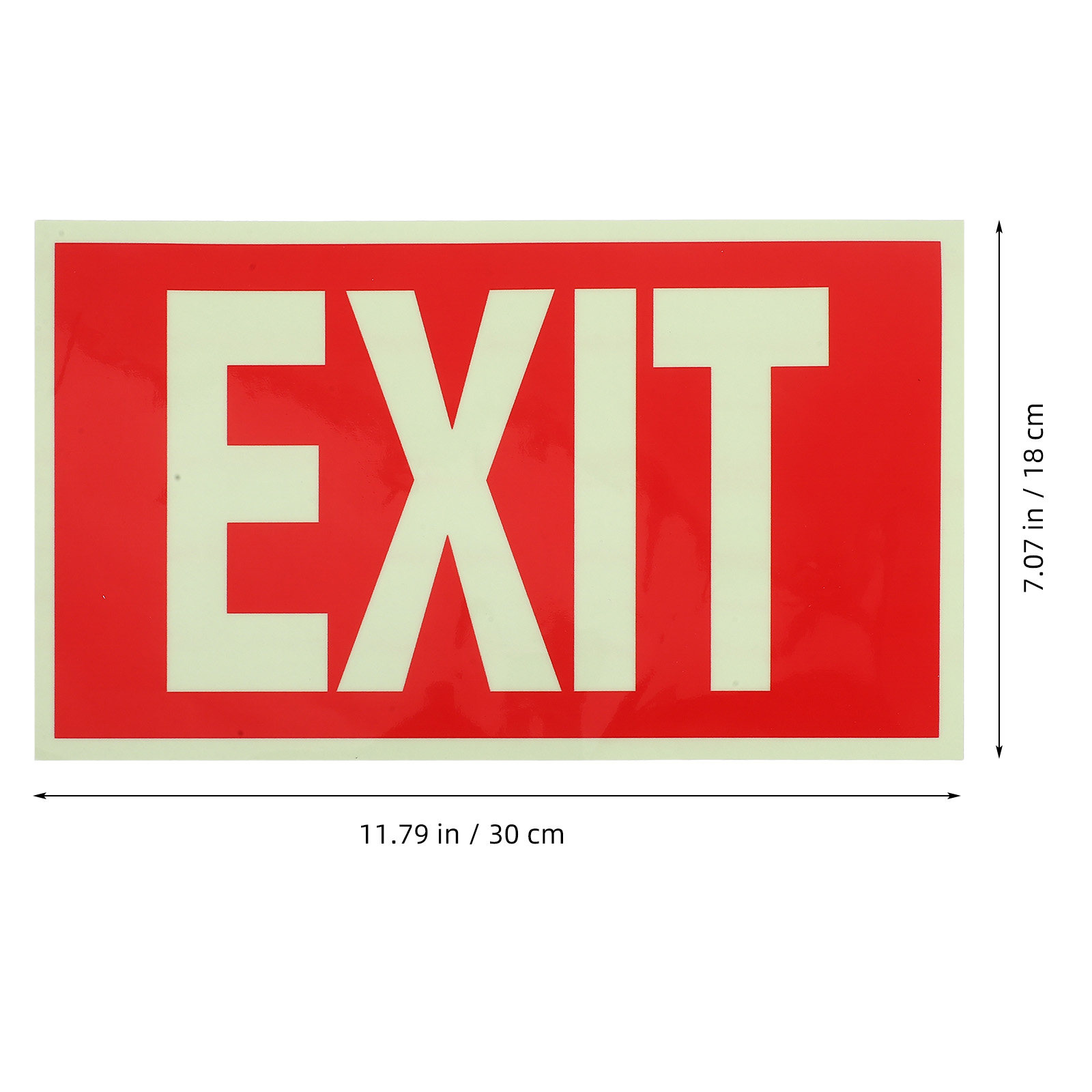 Self Adhesive Emergency Exit S - Emergency Exit Sign reseña y precio