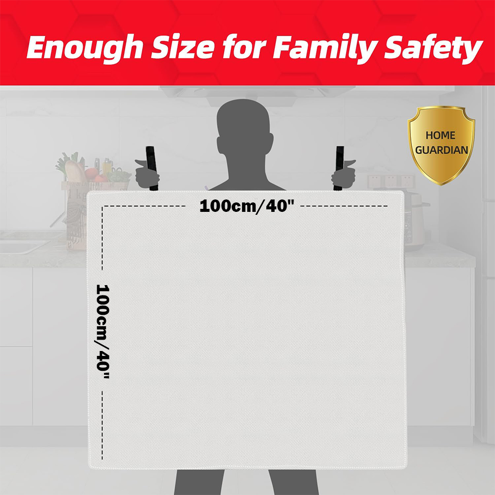 Fire Blanket 2 Pack 2*2m/1.5*1 - Fire Blanket Kitchen reseña y precio