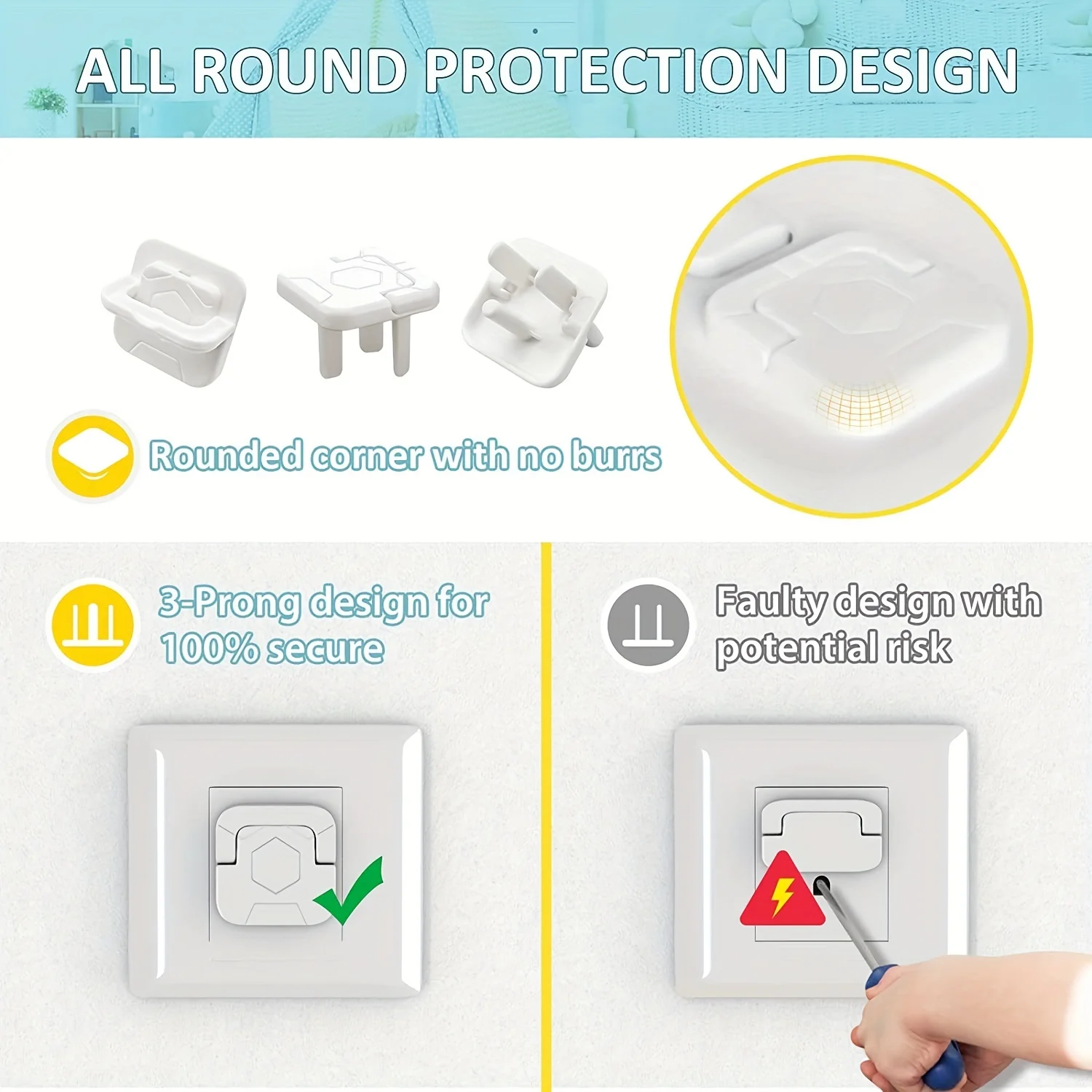 1-20Pc Baby Proof Outlet Cover - Outlet Cover Baby reseña y precio