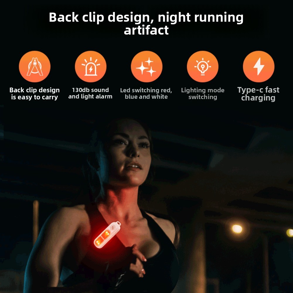 130dB Night Running Safety War - Personal Alarm Keychain reseña y precio
