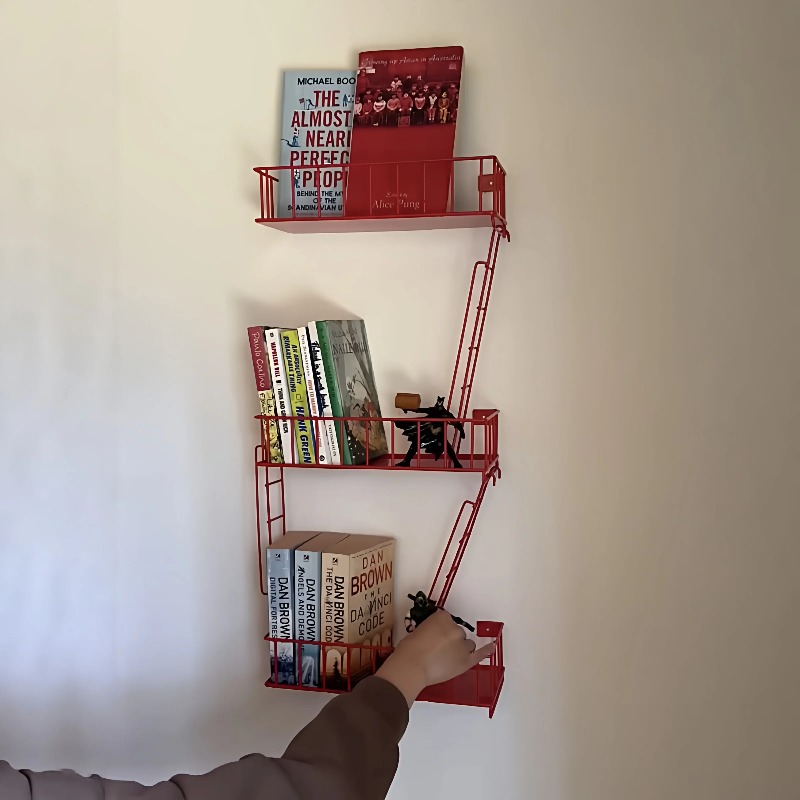 Fire Escape Wall Shelf, 3-Tier - Fire Escape Ladder reseña y precio