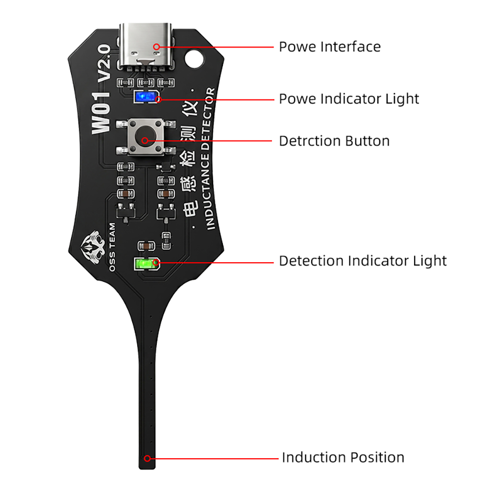 W01 Inductor Detector Tool Mot - Co Detector Plug reseña y precio