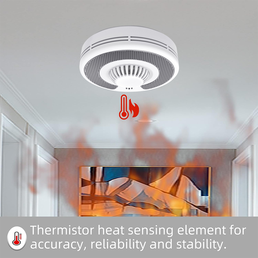 Wireless Interlinked(433MHz)+T - Smoke Detector Interconnected reseña y precio