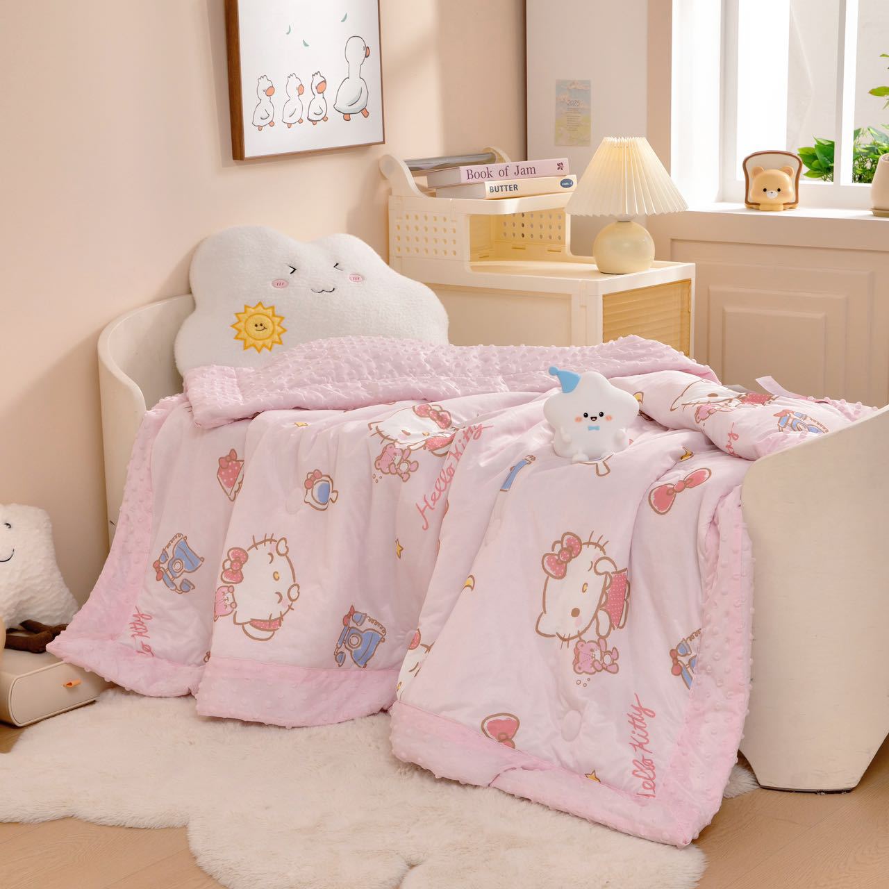 Hello Kitty My Melody Cartoon  - Fire Blanket Kitchen reseña y precio