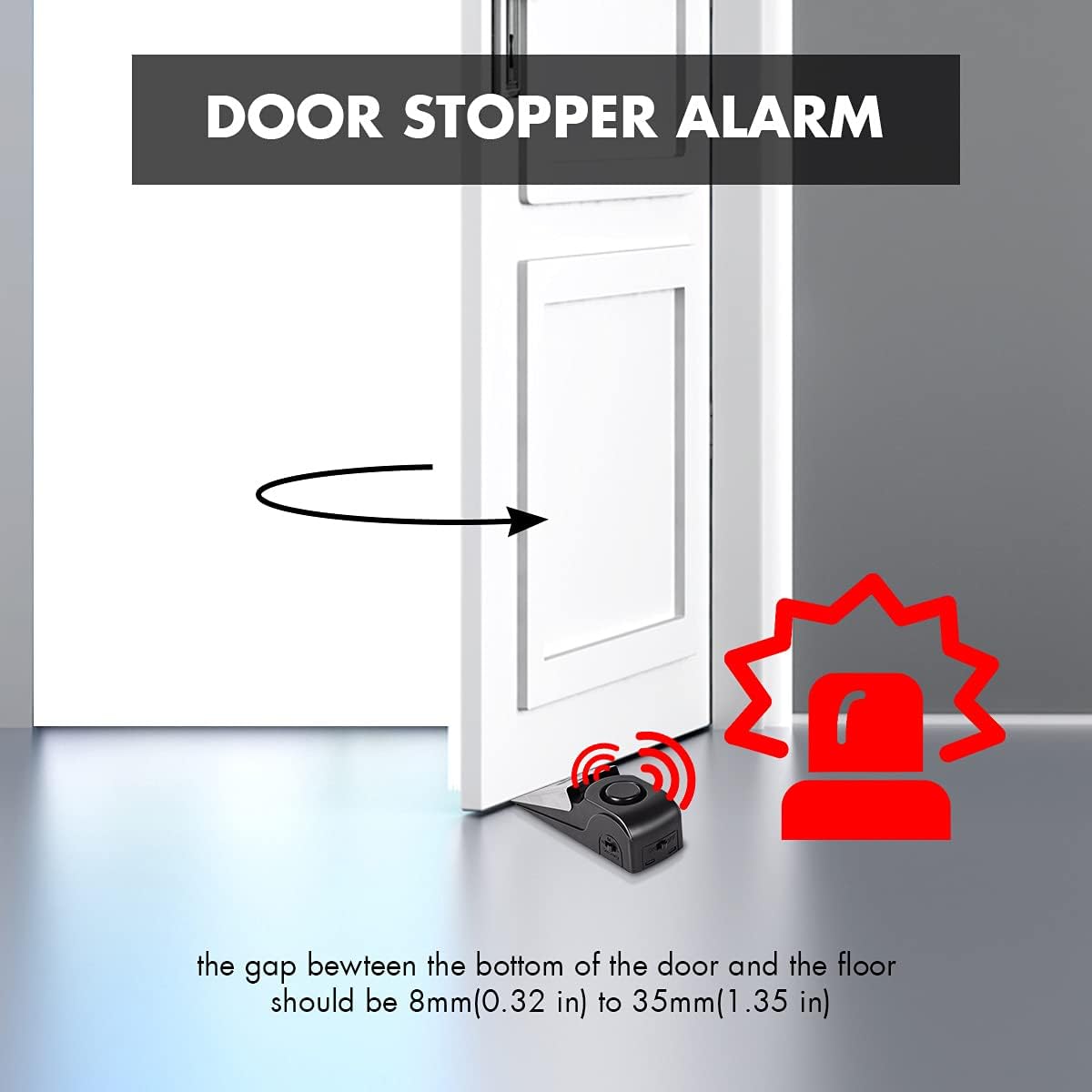 Door Stop Alarm, Door Stopper  - Door Stop Alarm reseña y precio