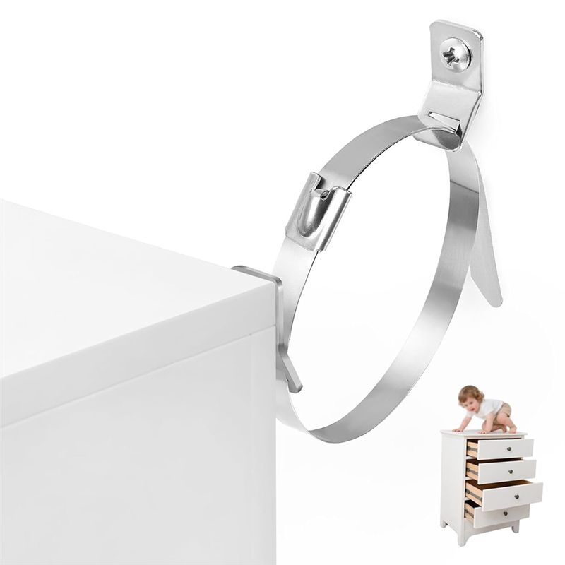 A05E-10Pcs Furniture Wall Anch - Earthquake Anchor Strap reseña y precio