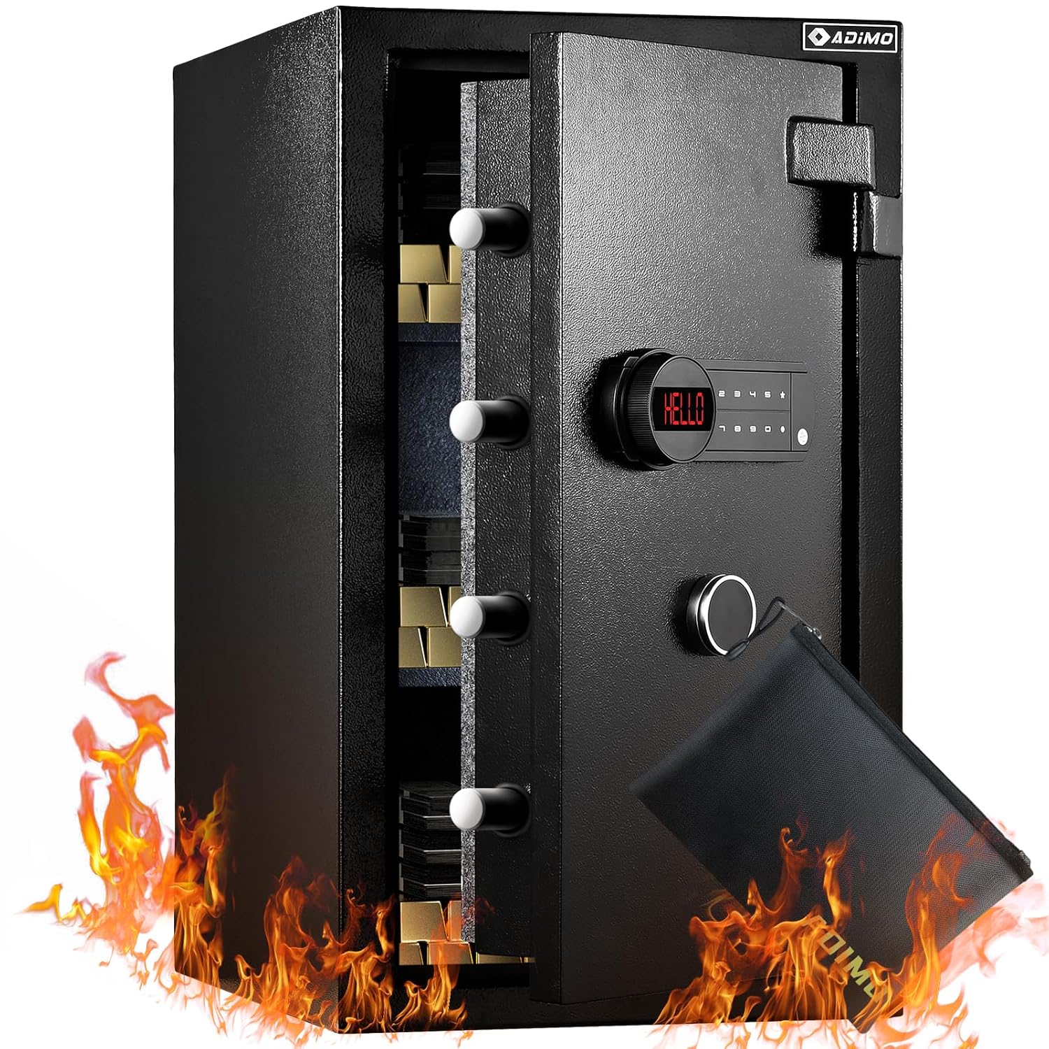 Heavy-Duty Fireproof Safe Box  - Fire Safe Document reseña y precio