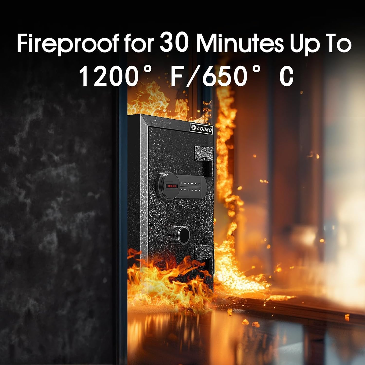 Heavy-Duty Fireproof Safe Box  - Fire Safe Document reseña y precio