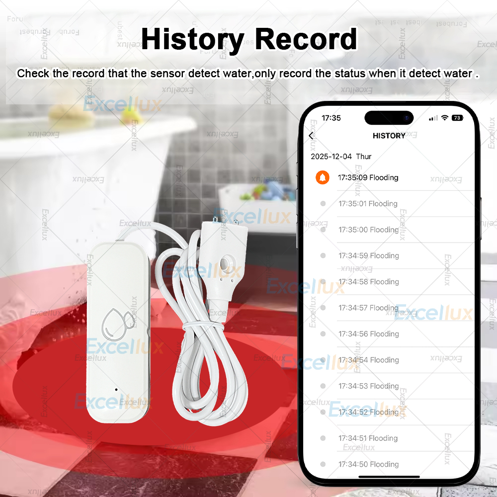 Zigbee Smart Water Leak Sensor - Water Alarm Sensor reseña y precio
